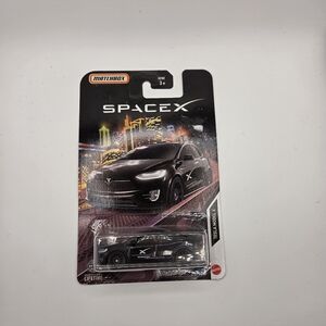 Matchbox SpaceX Black Car Model